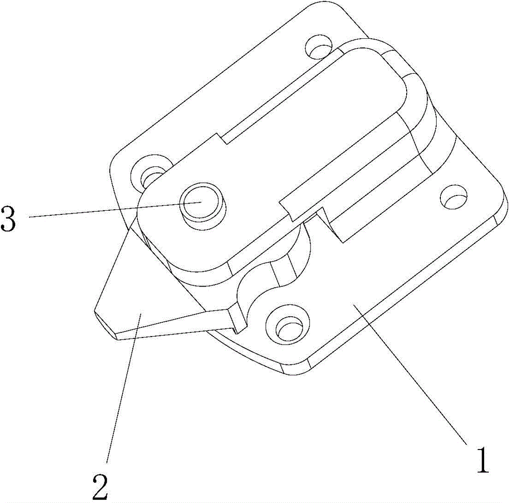 Quickly-disassembled rotary opening cover lock