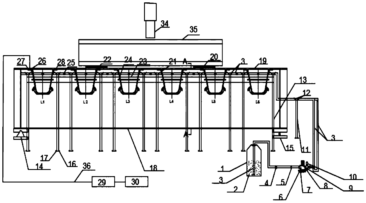 Steel bridge deck slab corrosion fatigue coupling test method and device for same