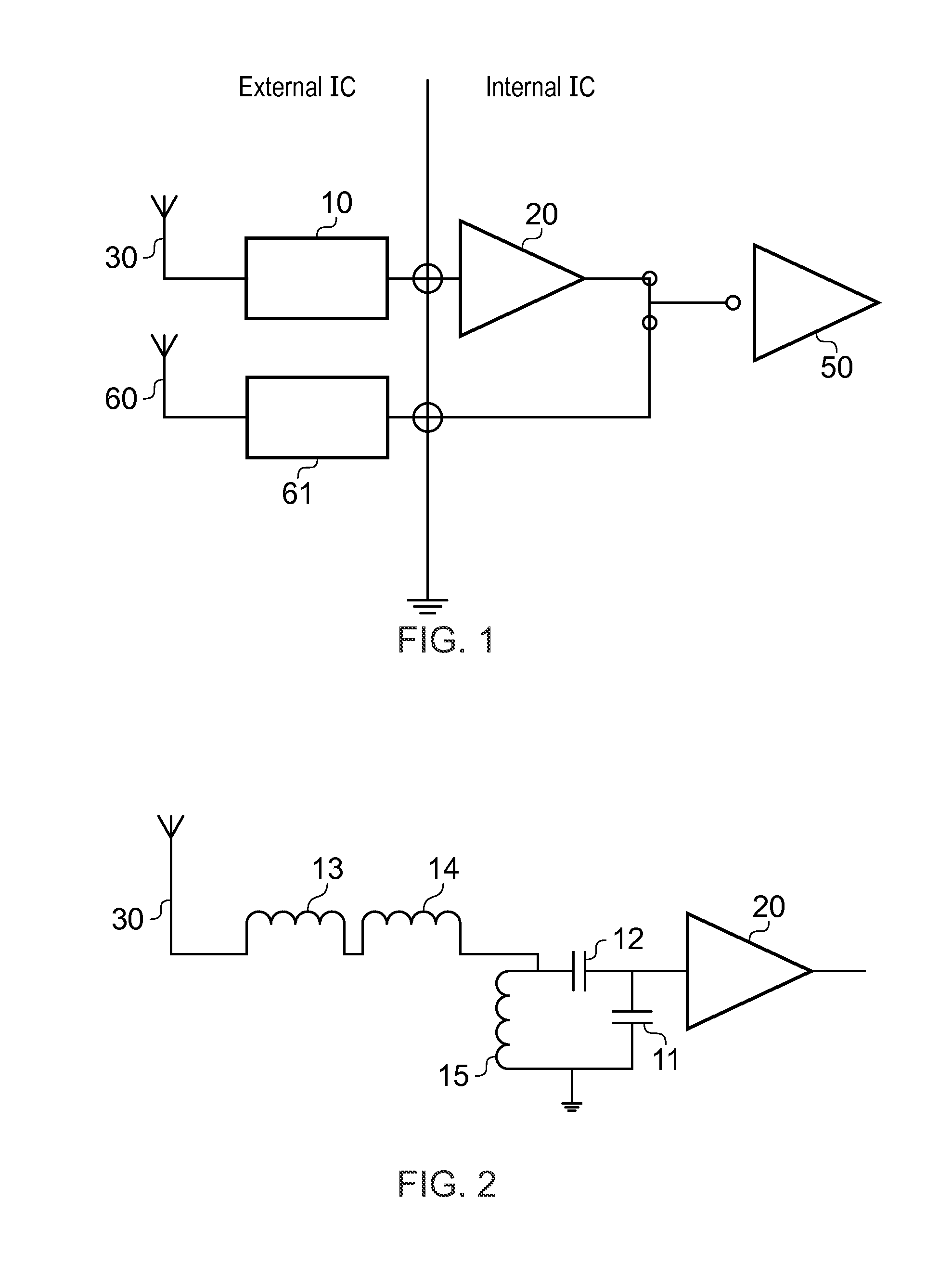 Apparatus comprising a broadcast receiver circuit and provided with an antenna