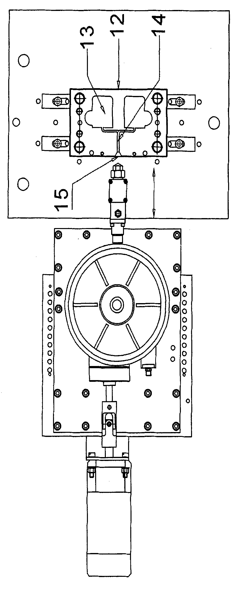 Low-pressure glue-injection machine