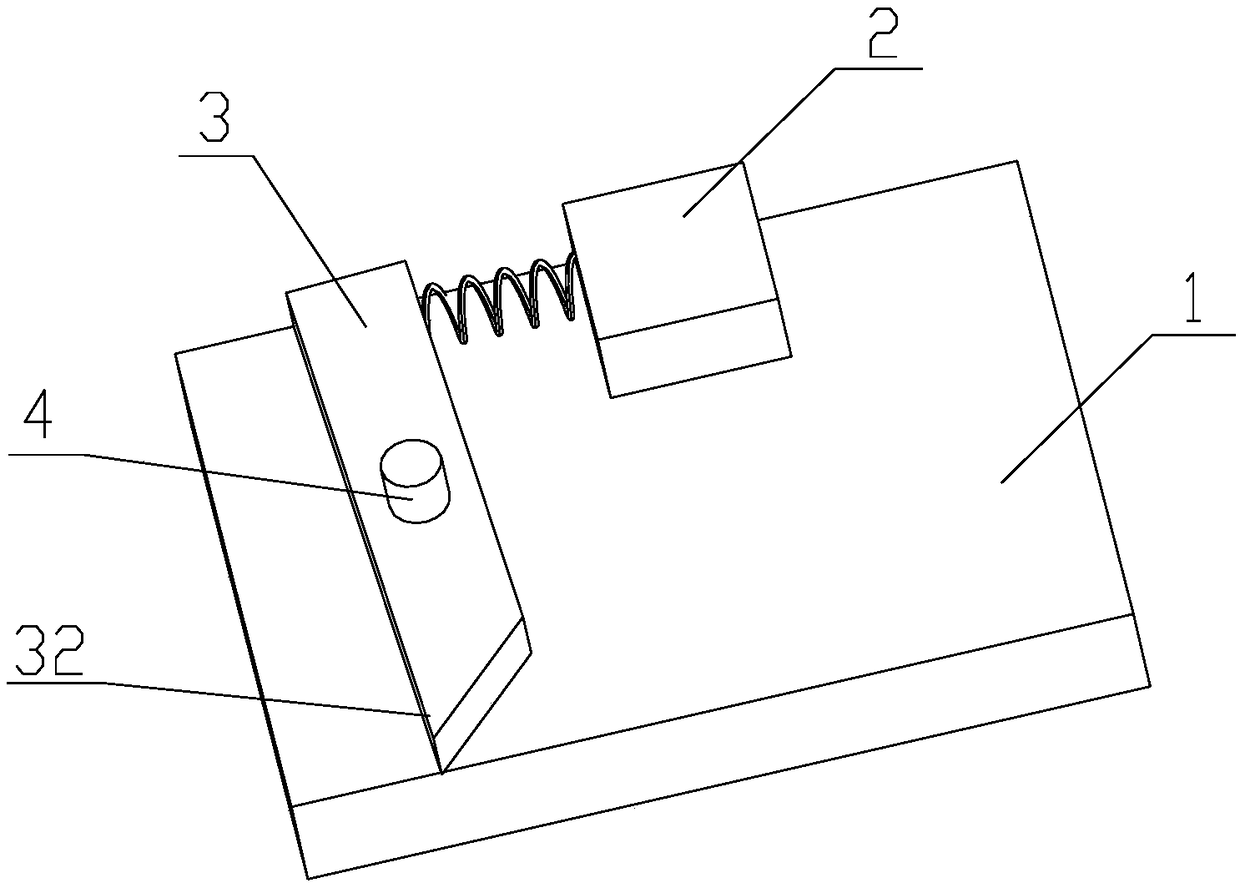 Welding spot thrust detection device and method