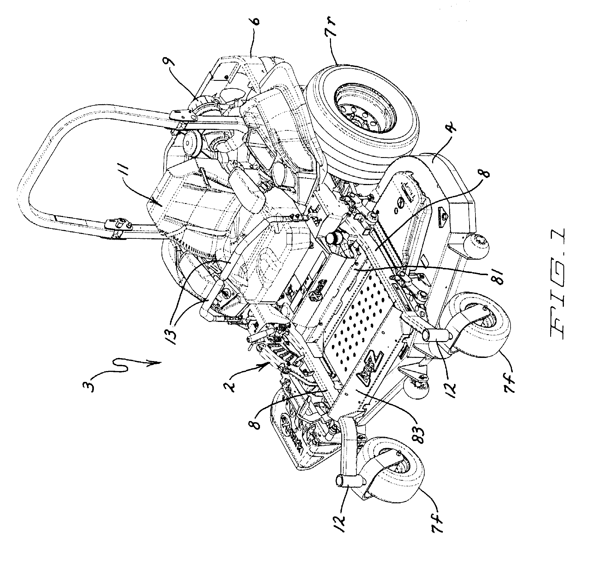 Height of cut adjustment system for mower cutting deck