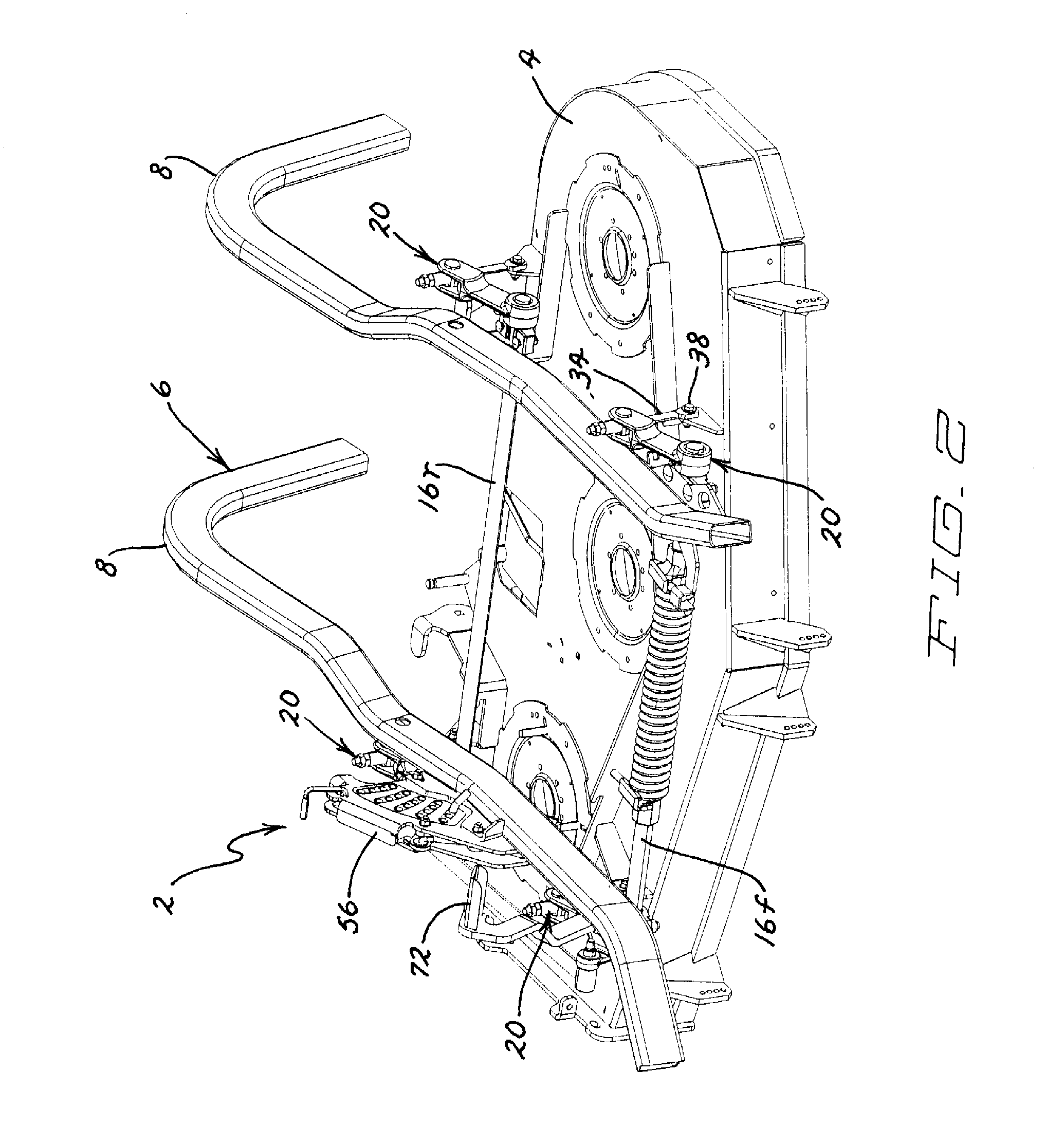 Height of cut adjustment system for mower cutting deck