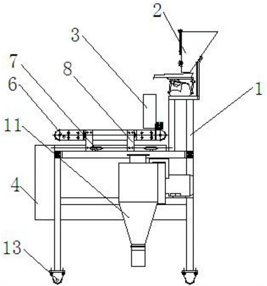 Belt winnowing machine