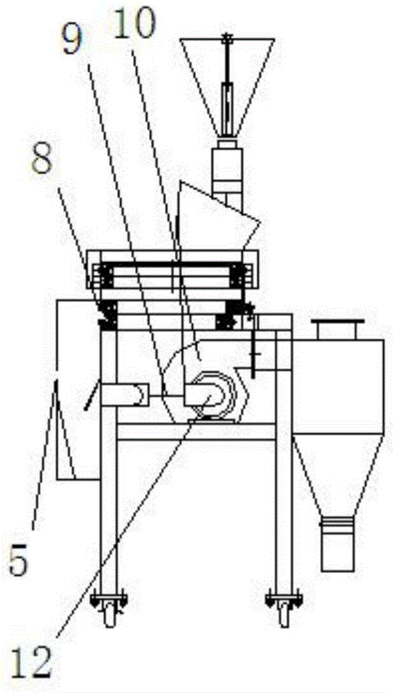 Belt winnowing machine