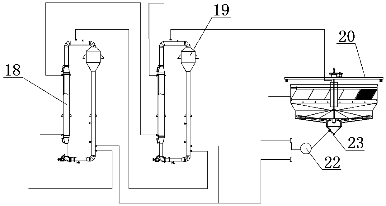 Open type calcium brine preheating process system