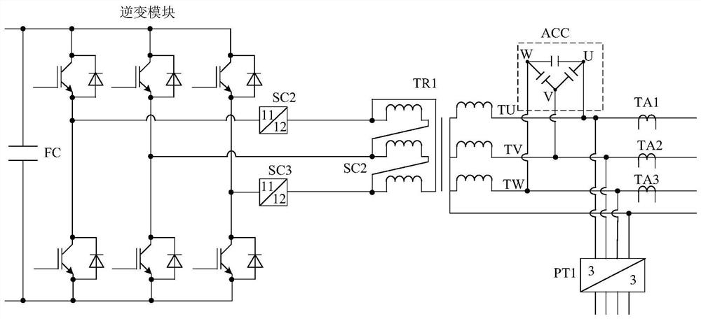 Fault detection method, device, system and equipment for filter capacitor