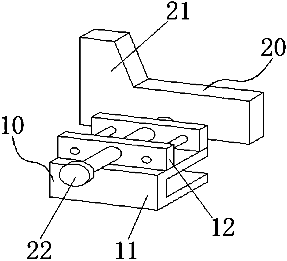 Drunkenness lateral lying position fixing device