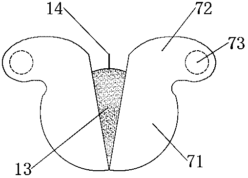 Preparation method of dual-introduction type high-absorbability facial mask