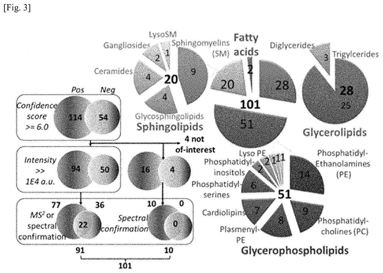 Rapid analysis and identification of lipids from liquid chromatography-mass spectrometry (LC-MS) data