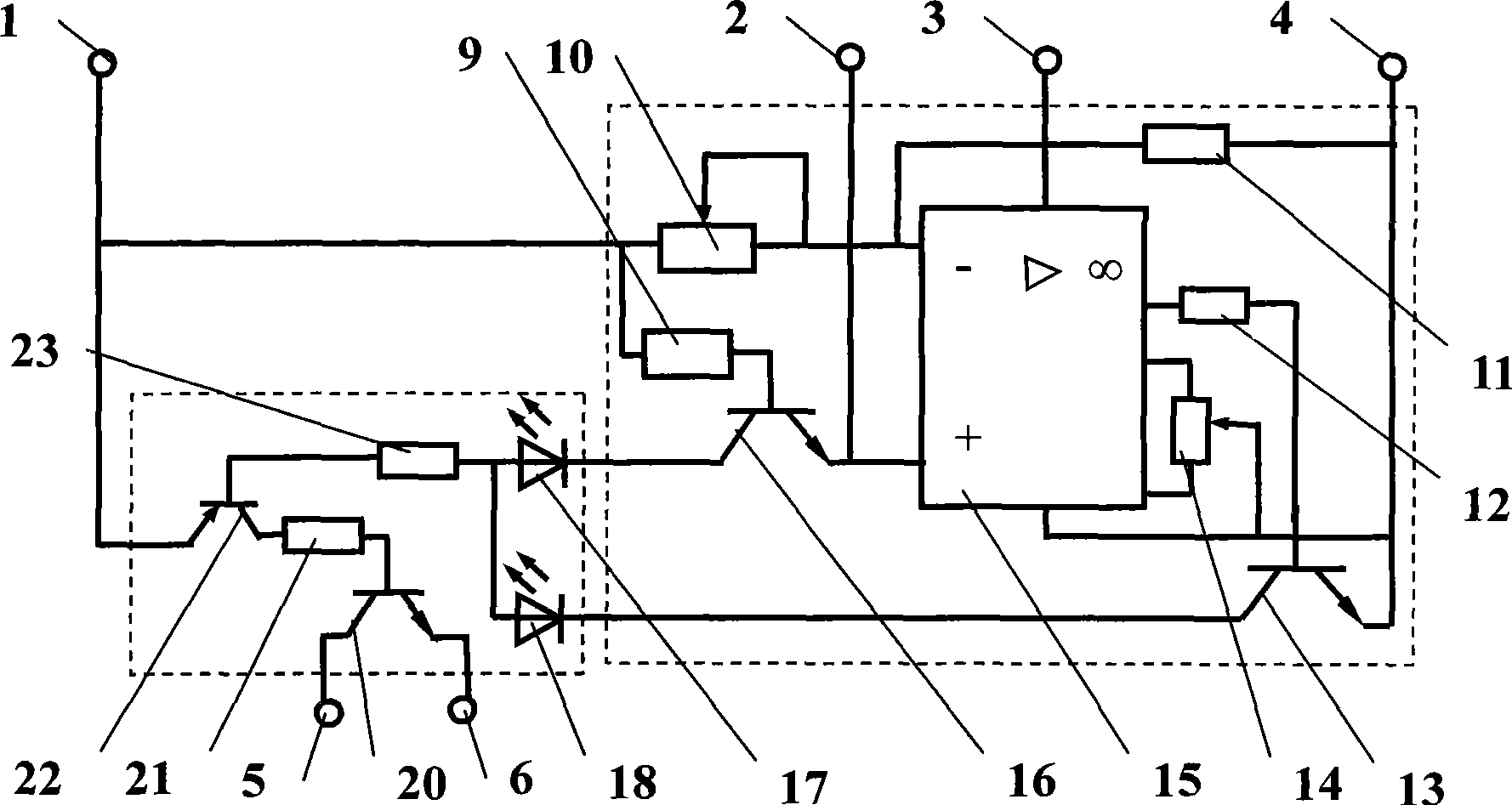 Emergency control apparatus of motor-vehicle light circuit