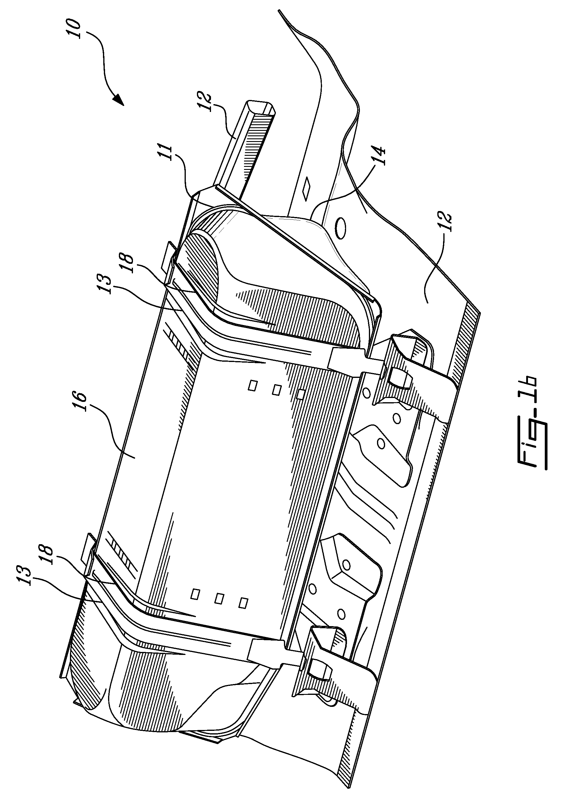 Fuel tank shell with structural support