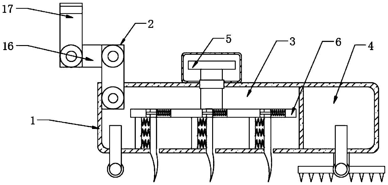 Agricultural soil loosening device
