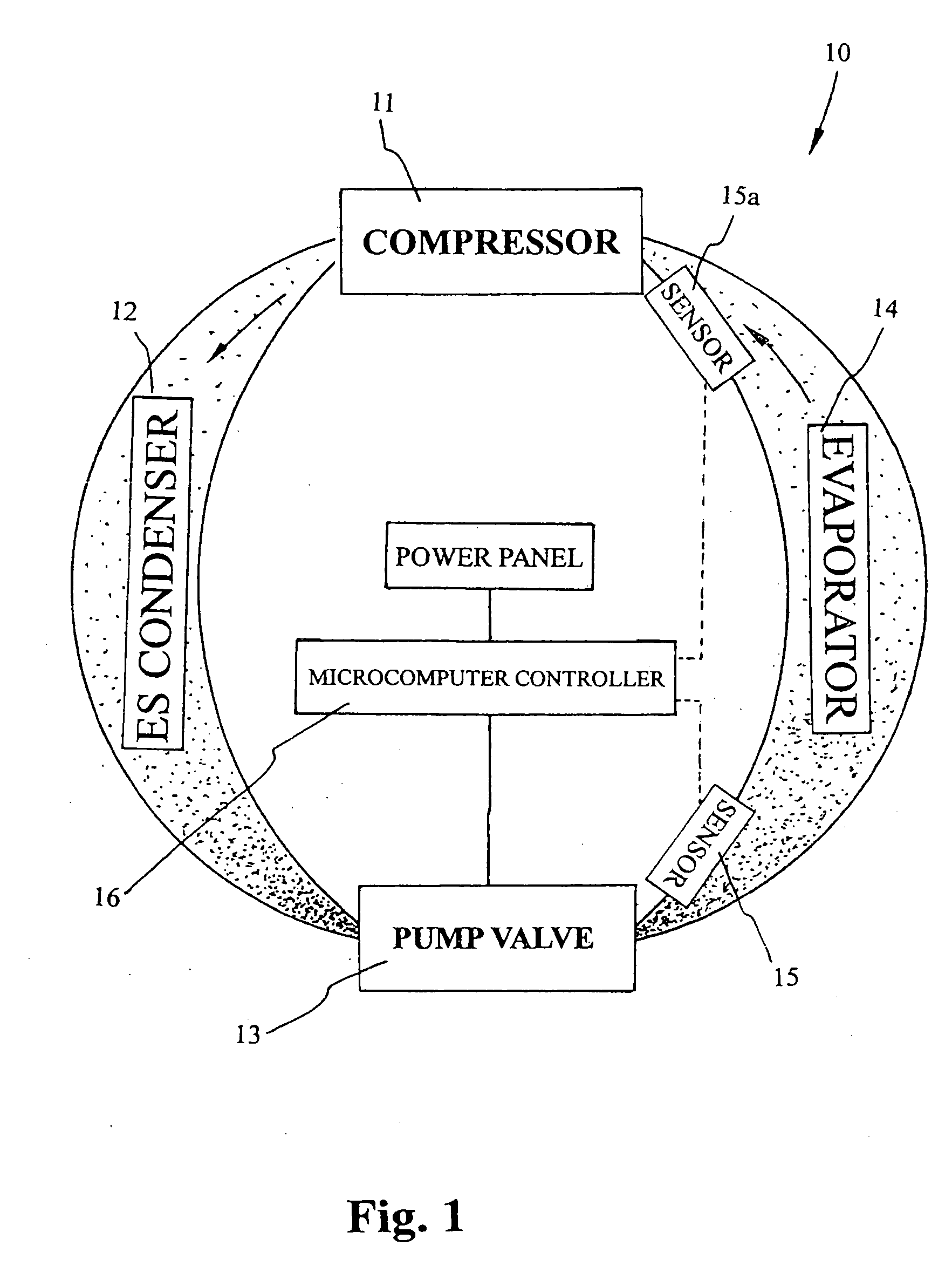 Condenser and metering device in refrigeration system for saving energy