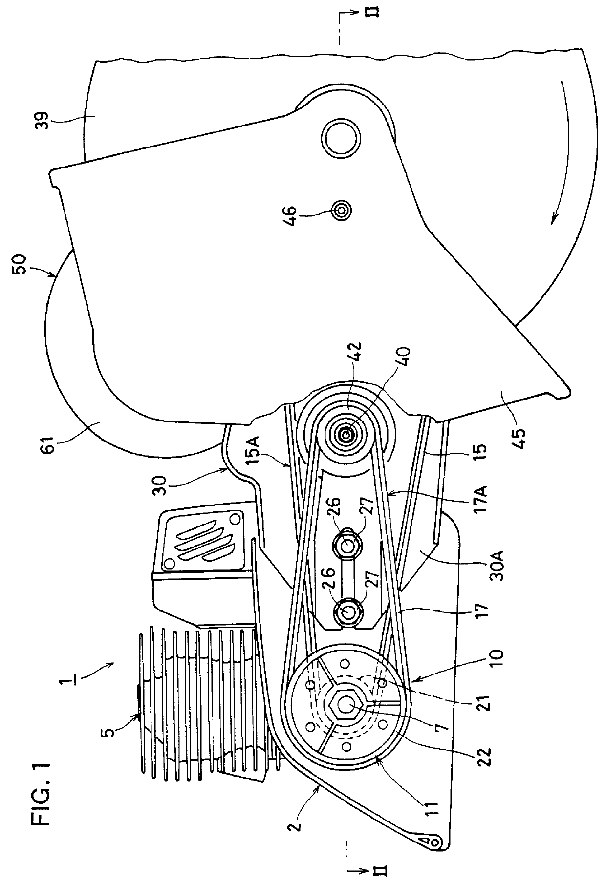 Power cutter and centrifugal clutch for a power cutter