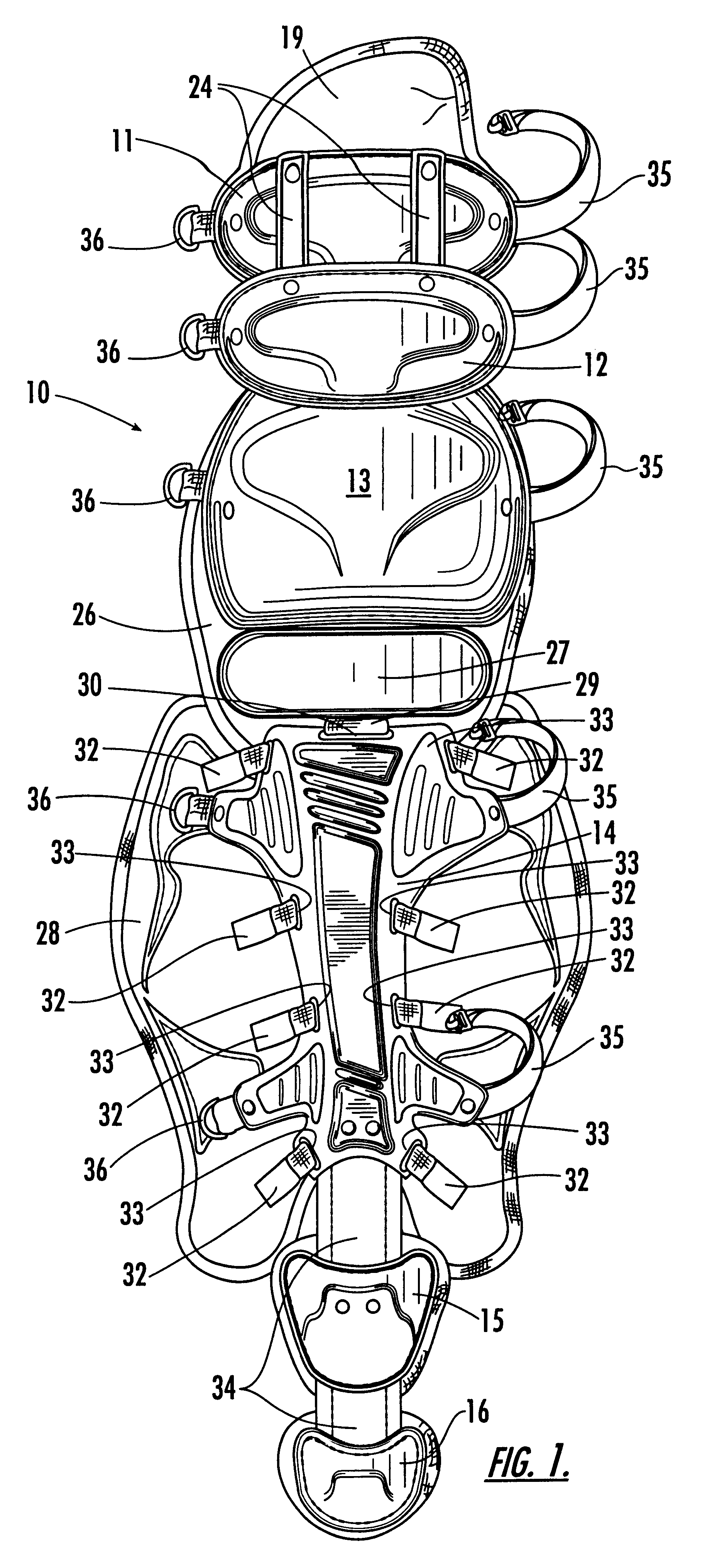 Custom-fitted catcher's leg guard and method