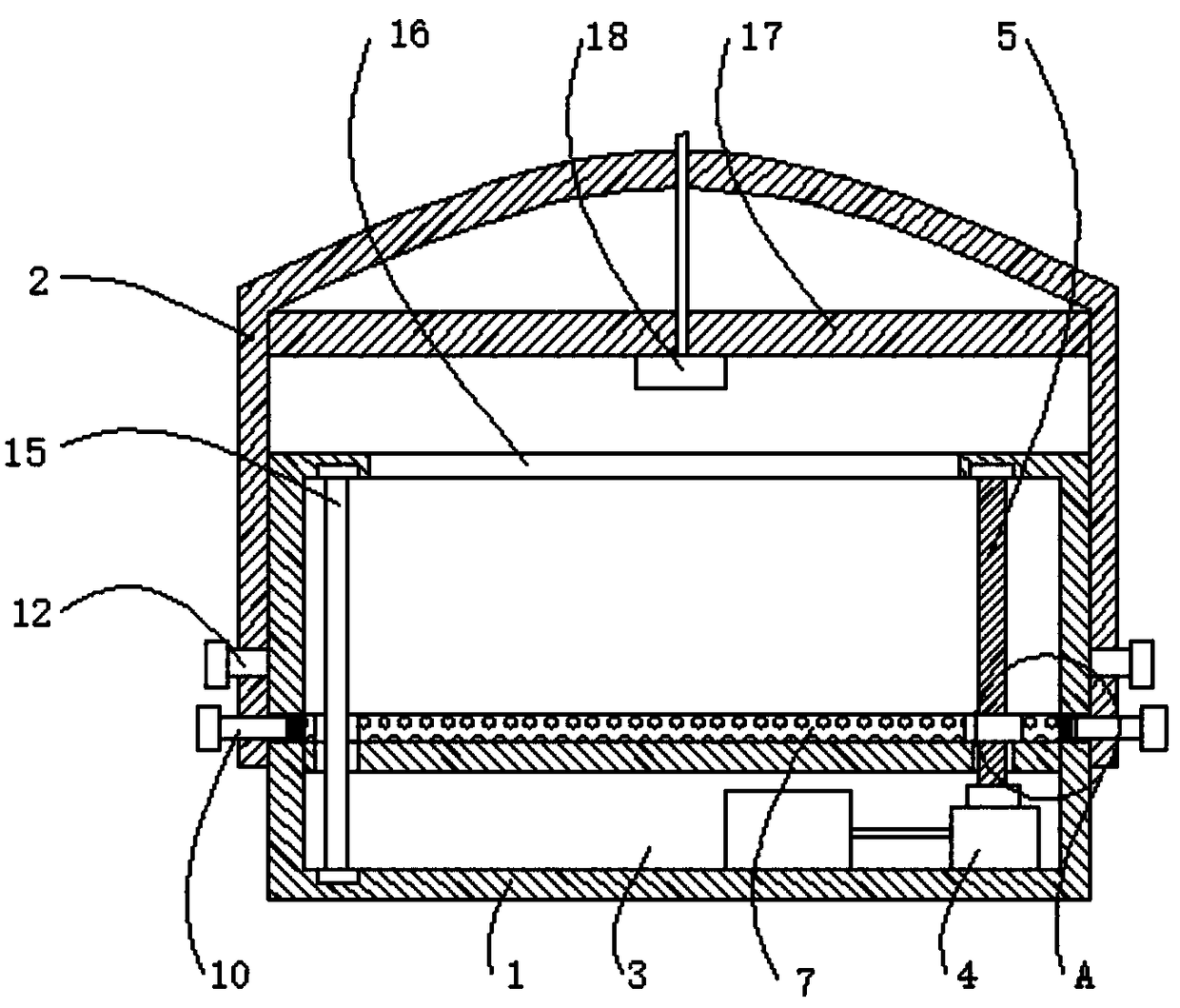 Feeding cage egg collecting device for poultry breeding