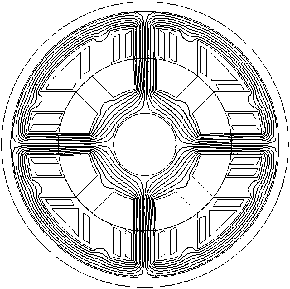 Nonlinear inductance modeling method for three-phase electrically excited doubly salient motors