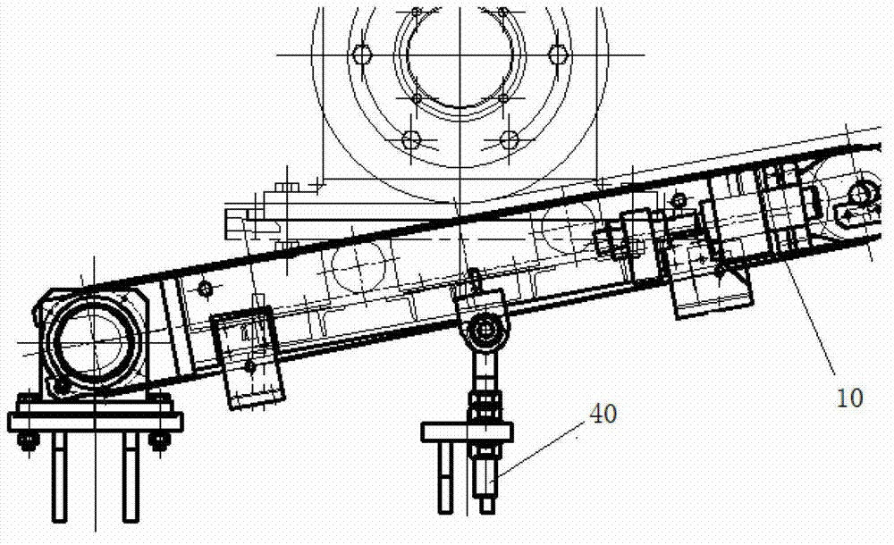 Adjusting structure of magnetic belt conveying device