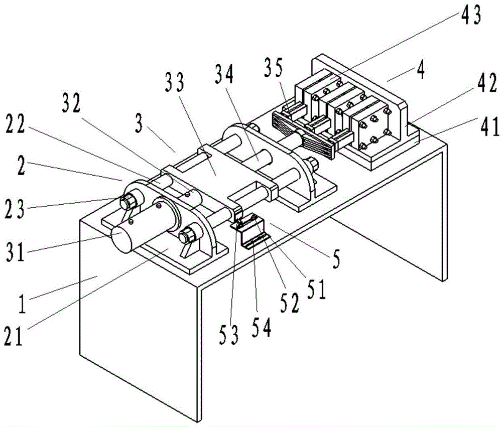 Hydraulic equal-channel corner extrusion device