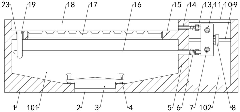 In-situ cold recycled drainage anti-crack pavement structure and cold recycled pavement construction method