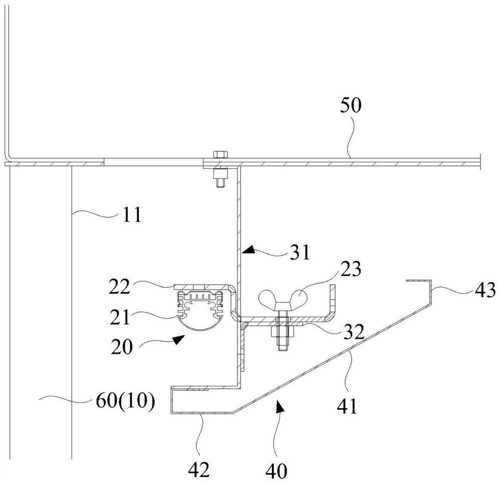 Illumination device and elevator car