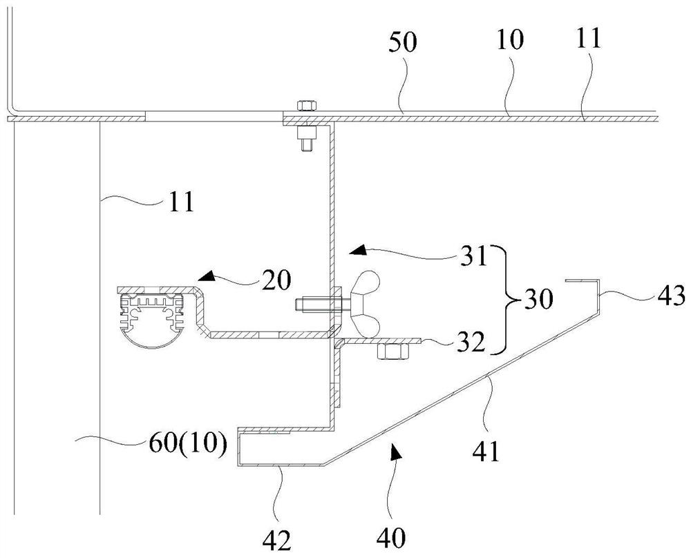 Illumination device and elevator car