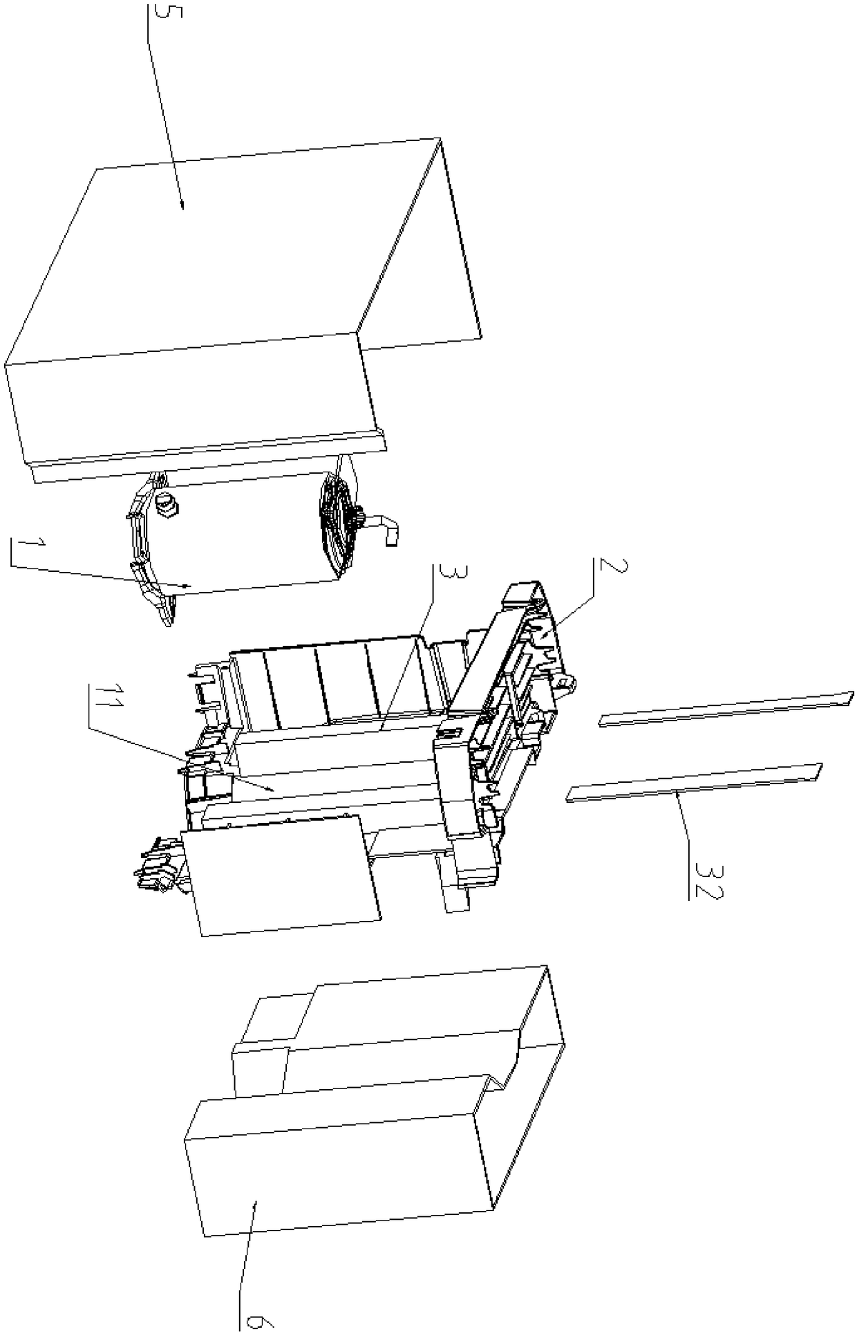 Dehumidifier, cooling mechanism of dehumidifier and cooling method