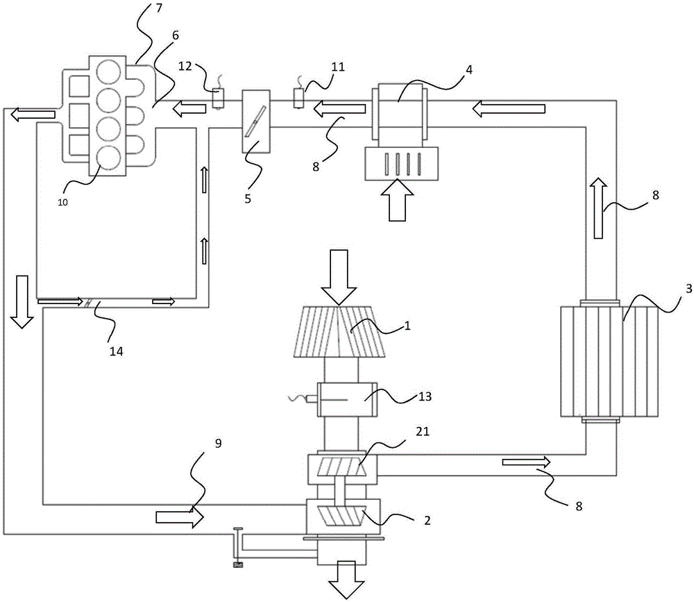 Engine and air inlet system thereof