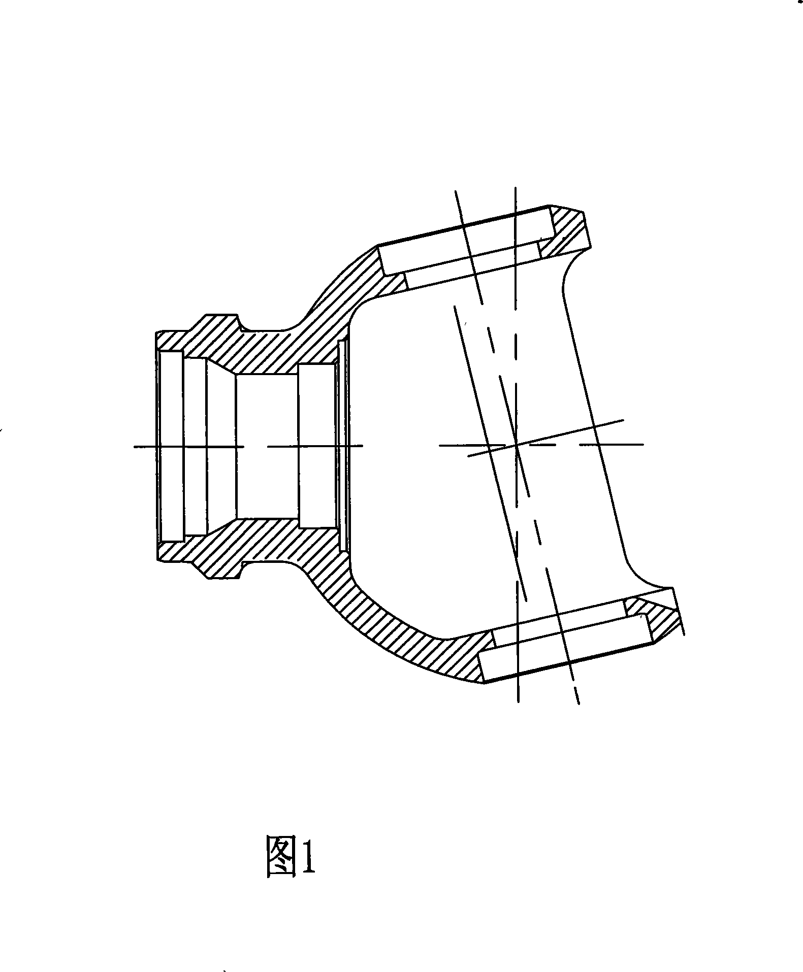Welding clamp and welding process for axle housing assembly