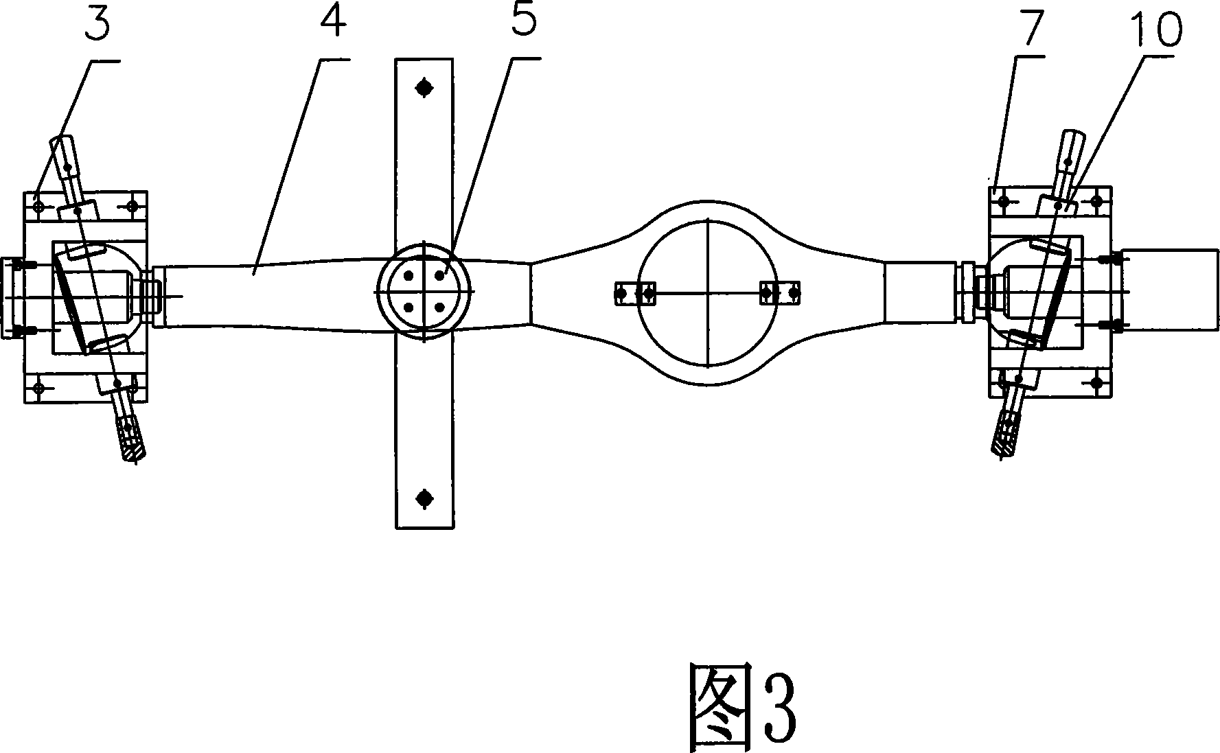 Welding clamp and welding process for axle housing assembly