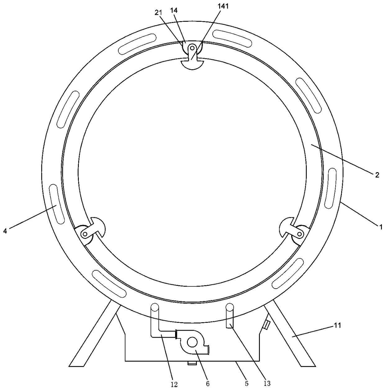 Brush direct-current motor