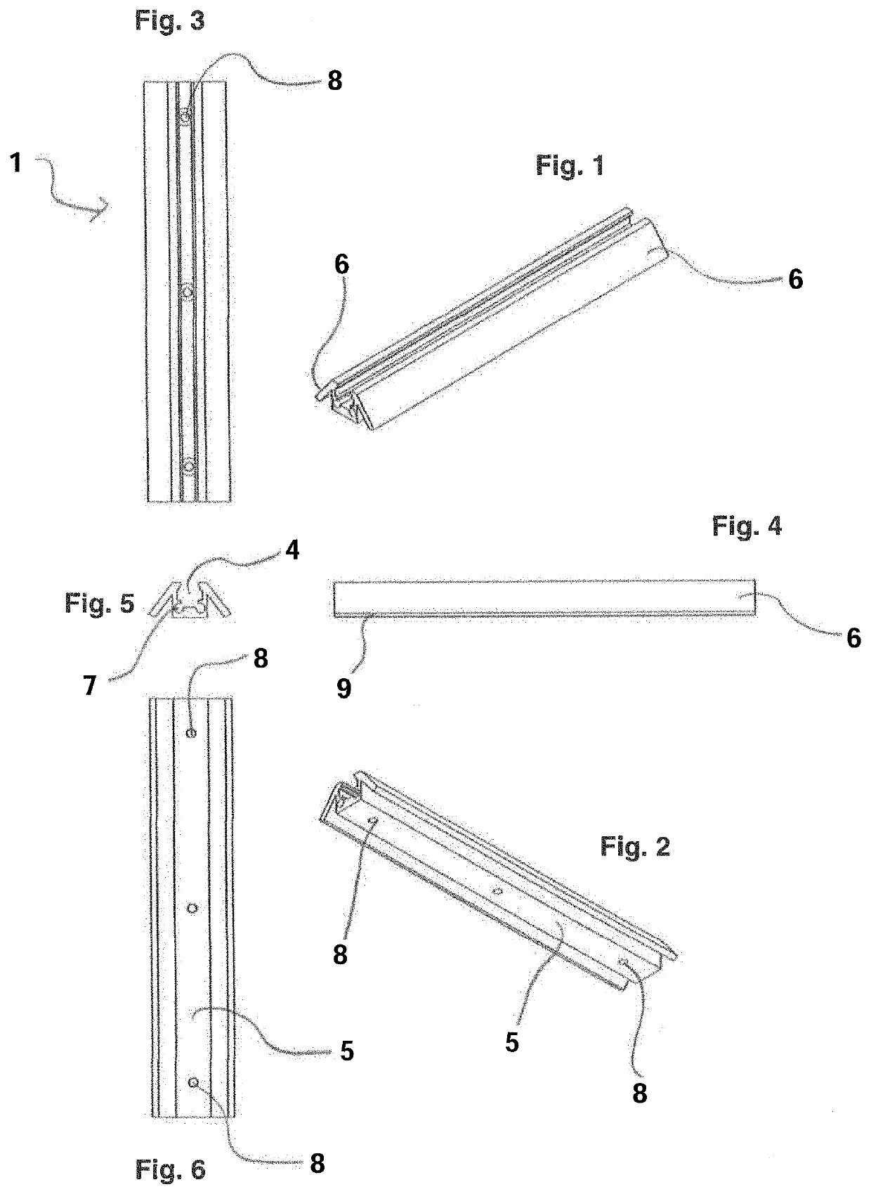 Support device for securing sheet material to a backing surface and method of using same