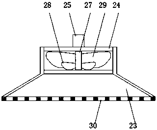 Display device convenient to regulate and clean for biotechnology promotion