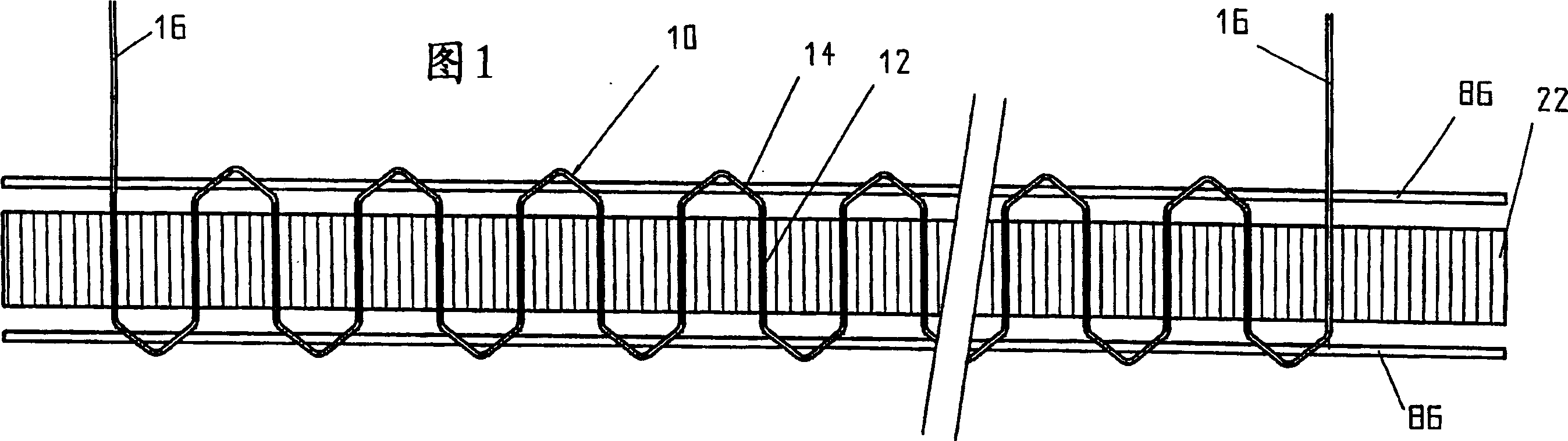 Method and device for forming wave windings for rotor and stator cores of electric machines