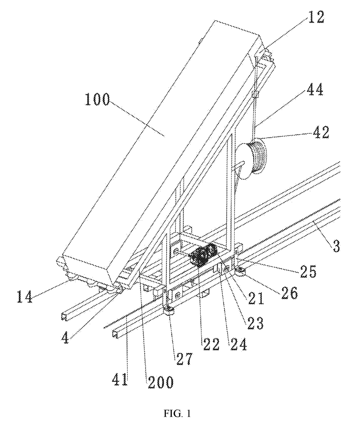 Cleaning apparatus and pv module cleaning system