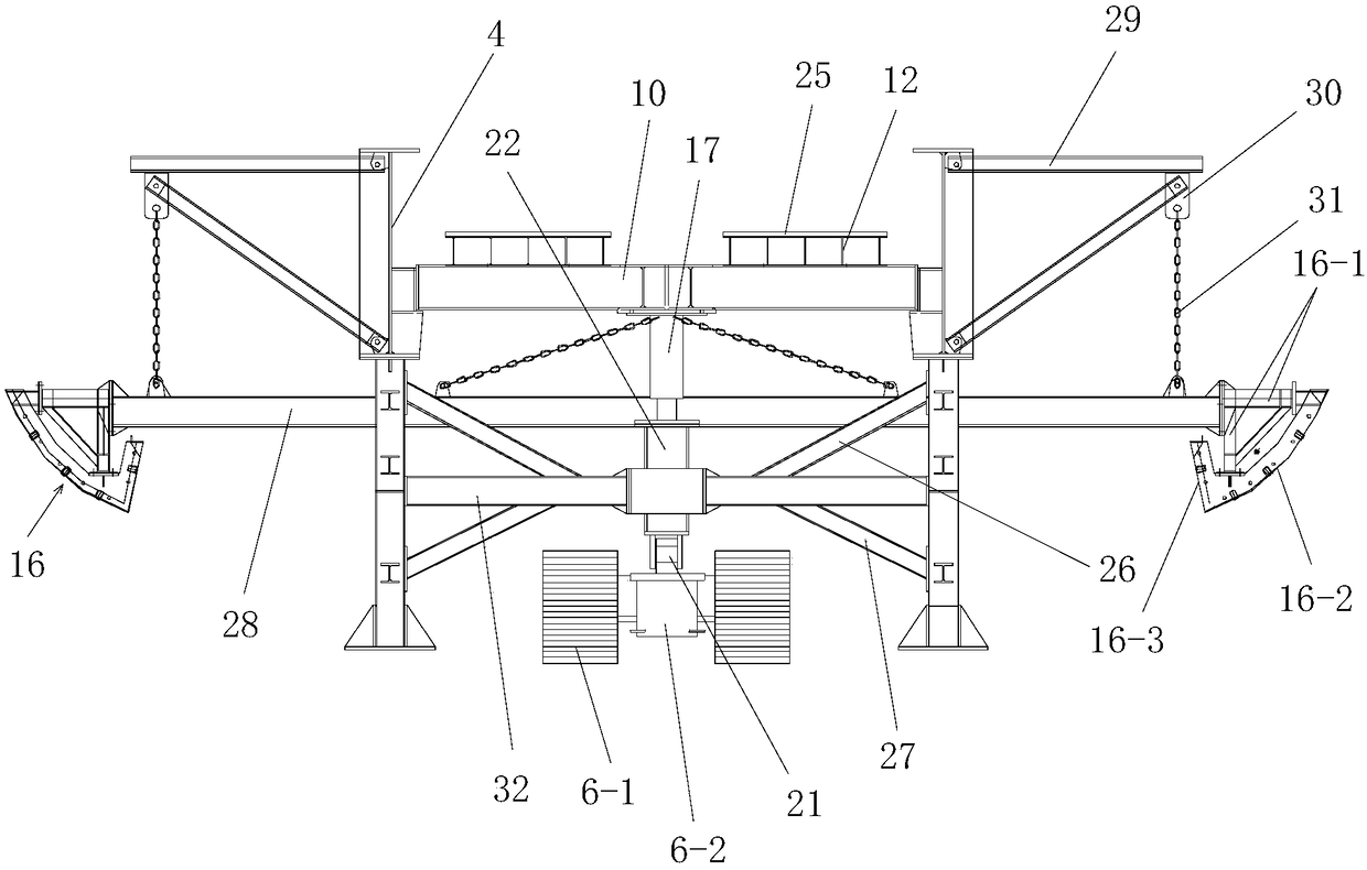 Full-hydraulic crawler-type self-propelled trestle and construction method thereof