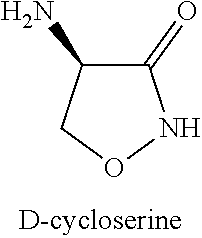 Combination therapy using acamprosate and d-cycloserine