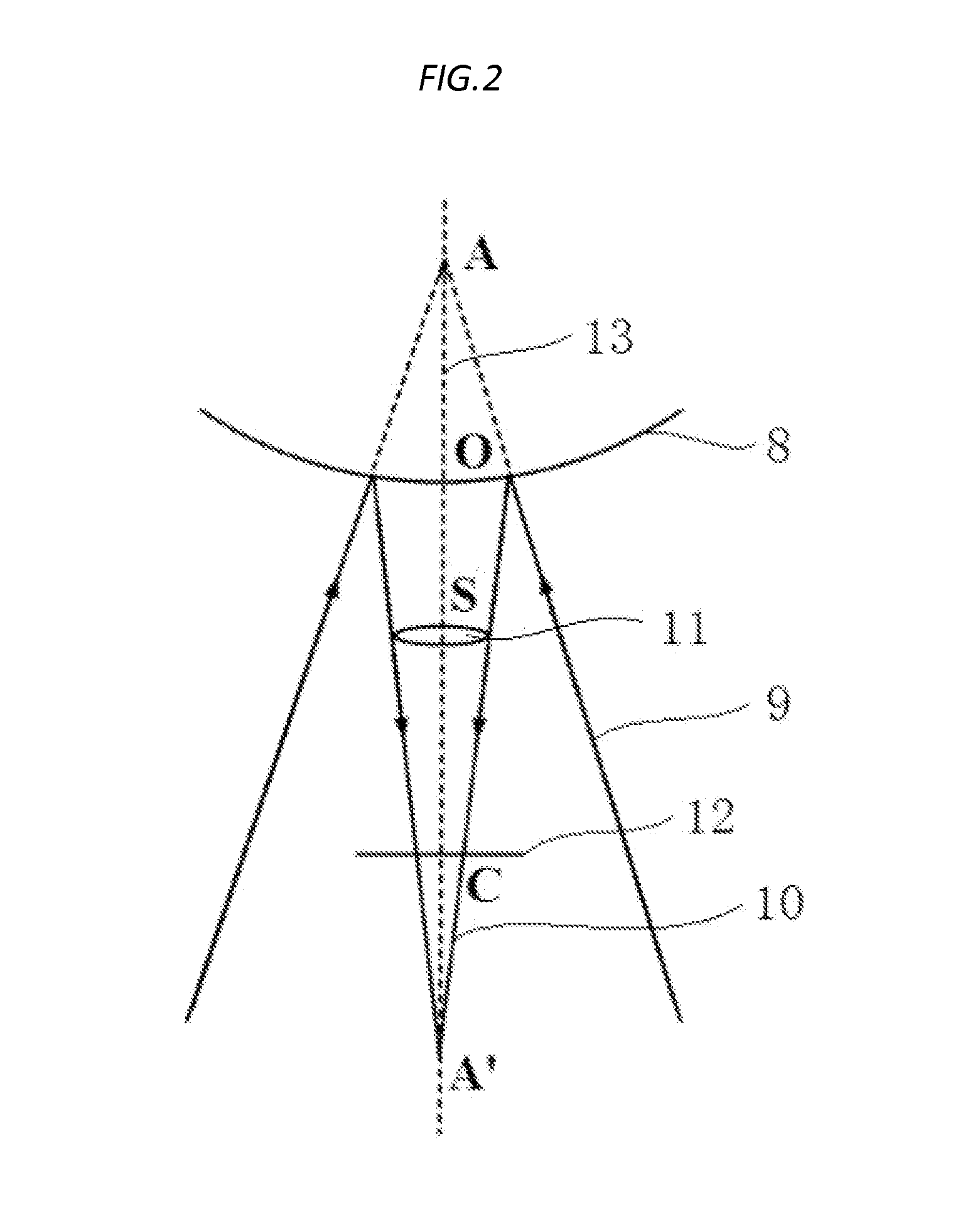 Handheld apparatus for measuring lens surface power