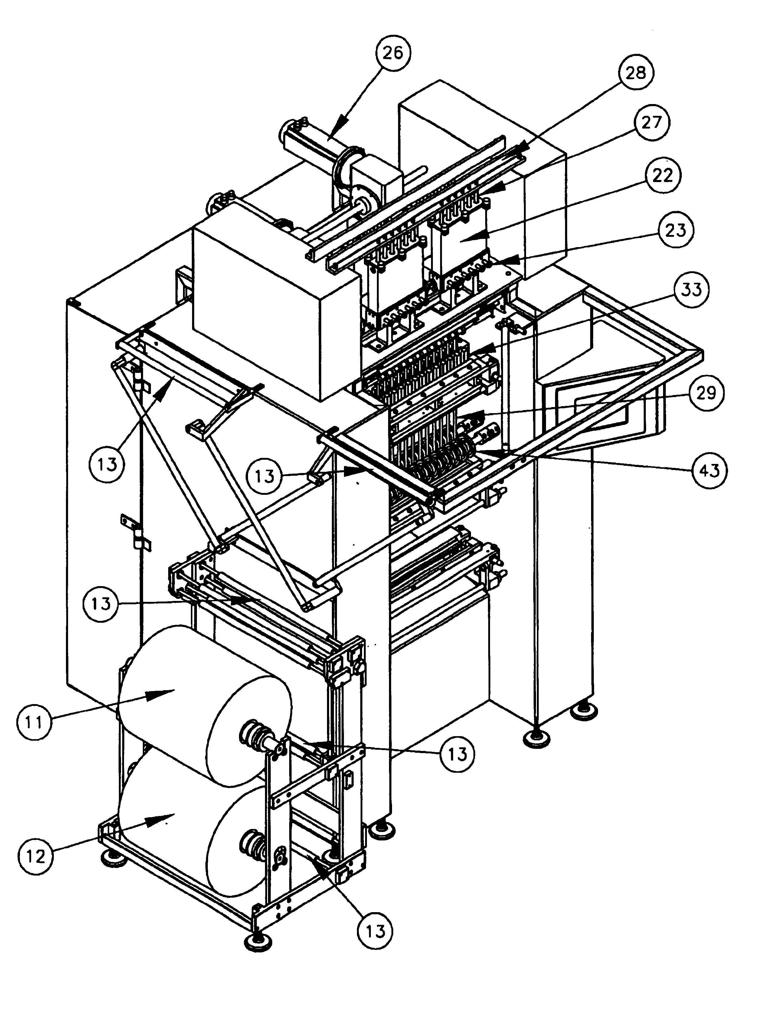 High-speed continuous action form-fill-seal machine and methods