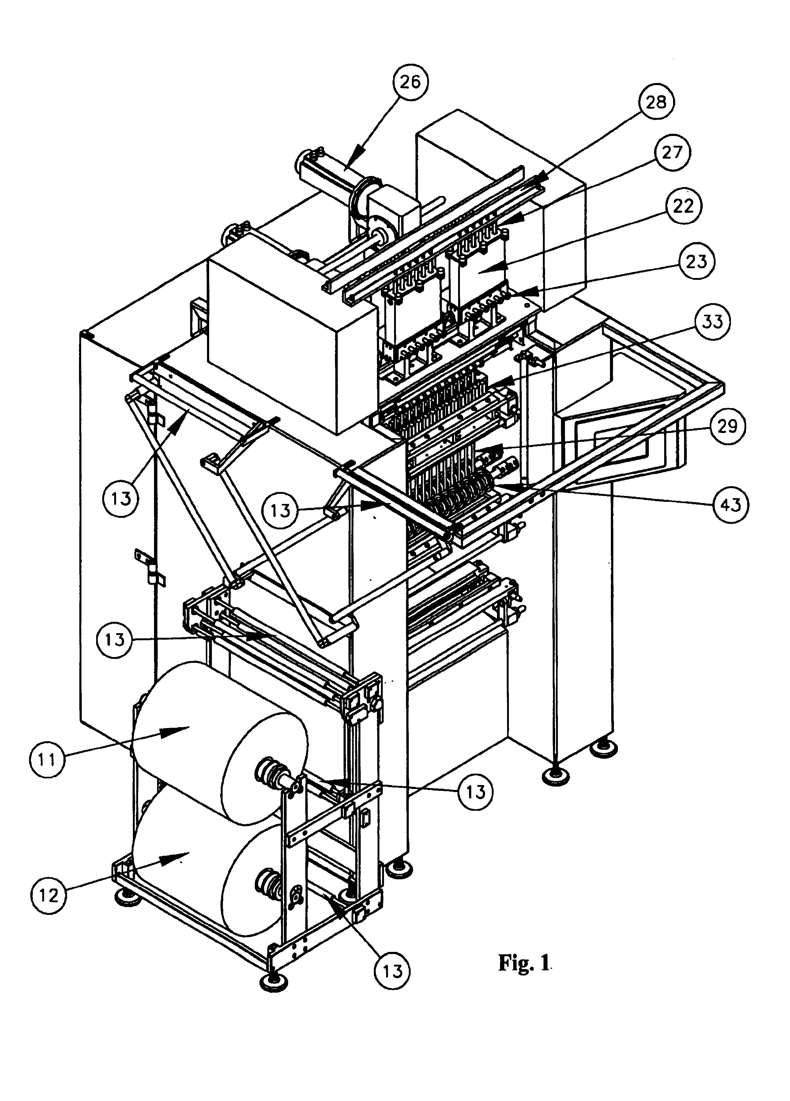 High-speed continuous action form-fill-seal machine and methods