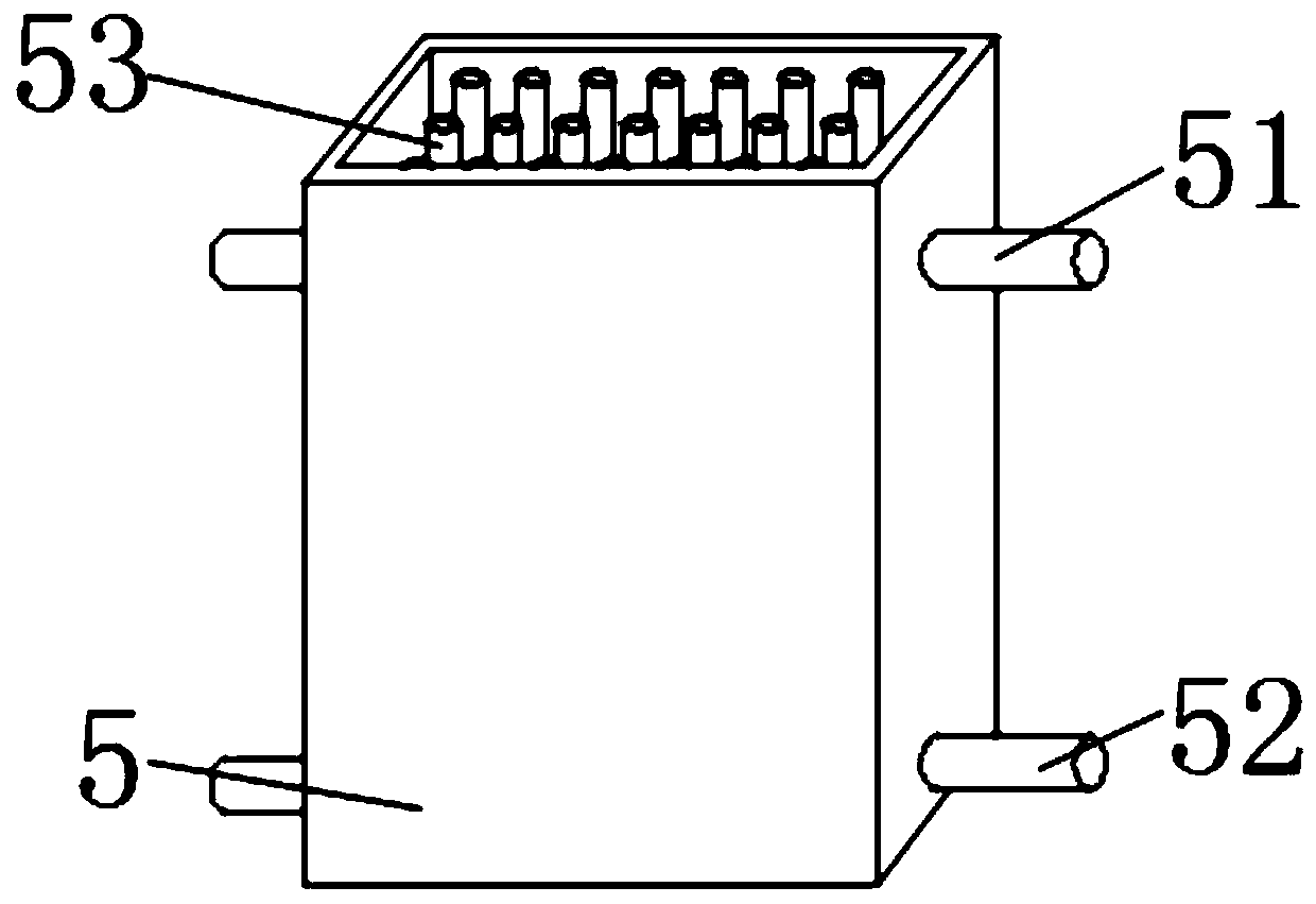 Multi-pipe plate anti-leakage condenser for petrochemical engineering