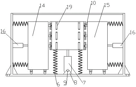 A three-way shock-absorbing mass-tuned damper