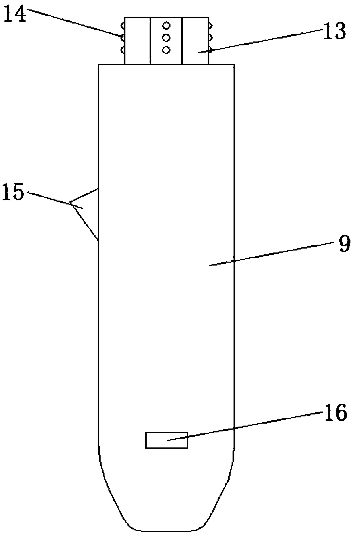 Integrated circuit board hole edge chamfering device