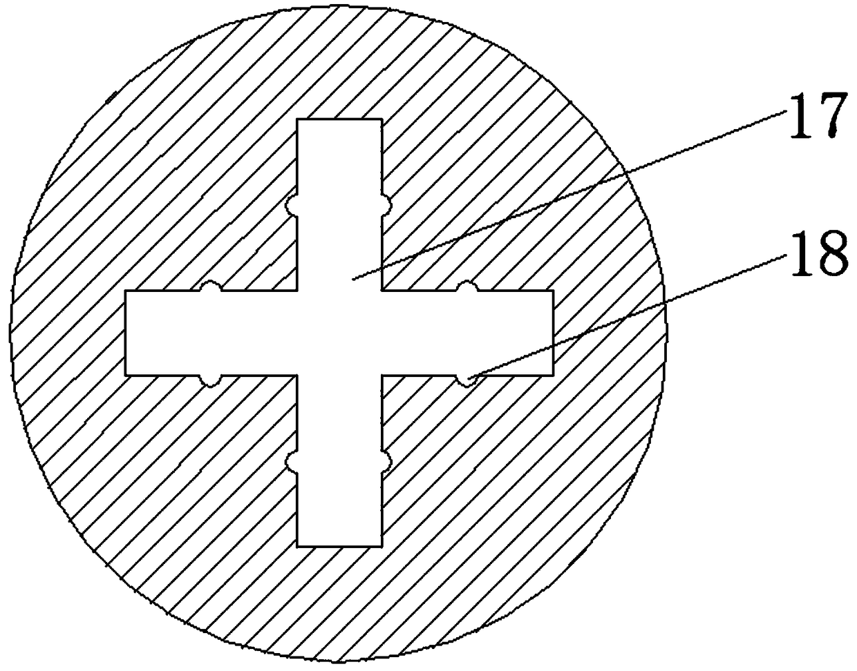 Integrated circuit board hole edge chamfering device