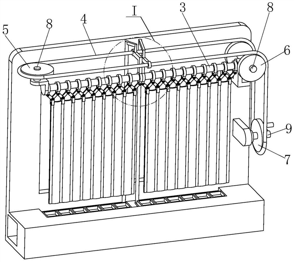 Special-effect projection frame for screen projection