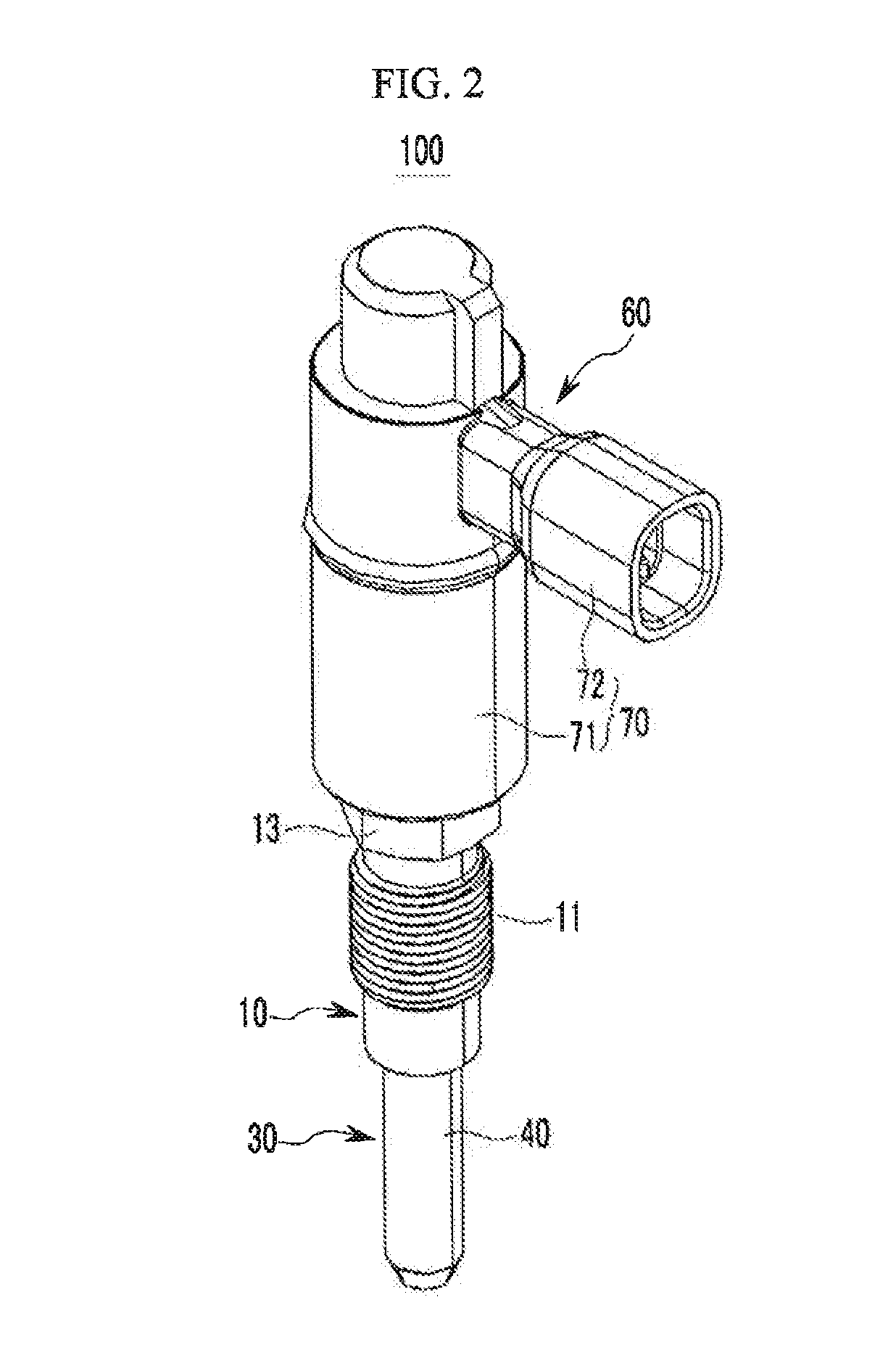 Glow plug and electric thermostat with the same