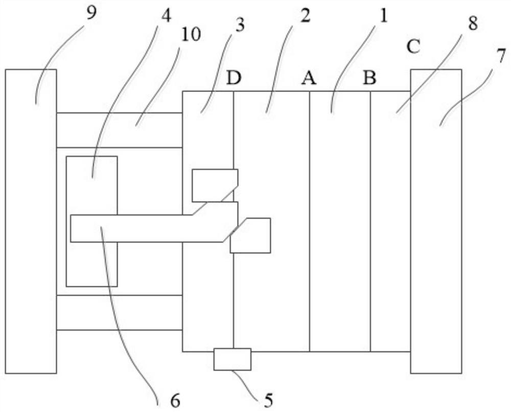 Injection mold and mold opening method thereof