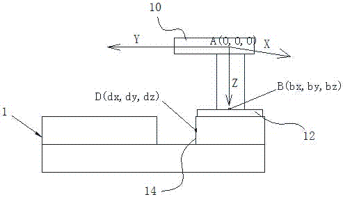 Displacement control method and device for grasping workpiece by manipulator of injection molding machine