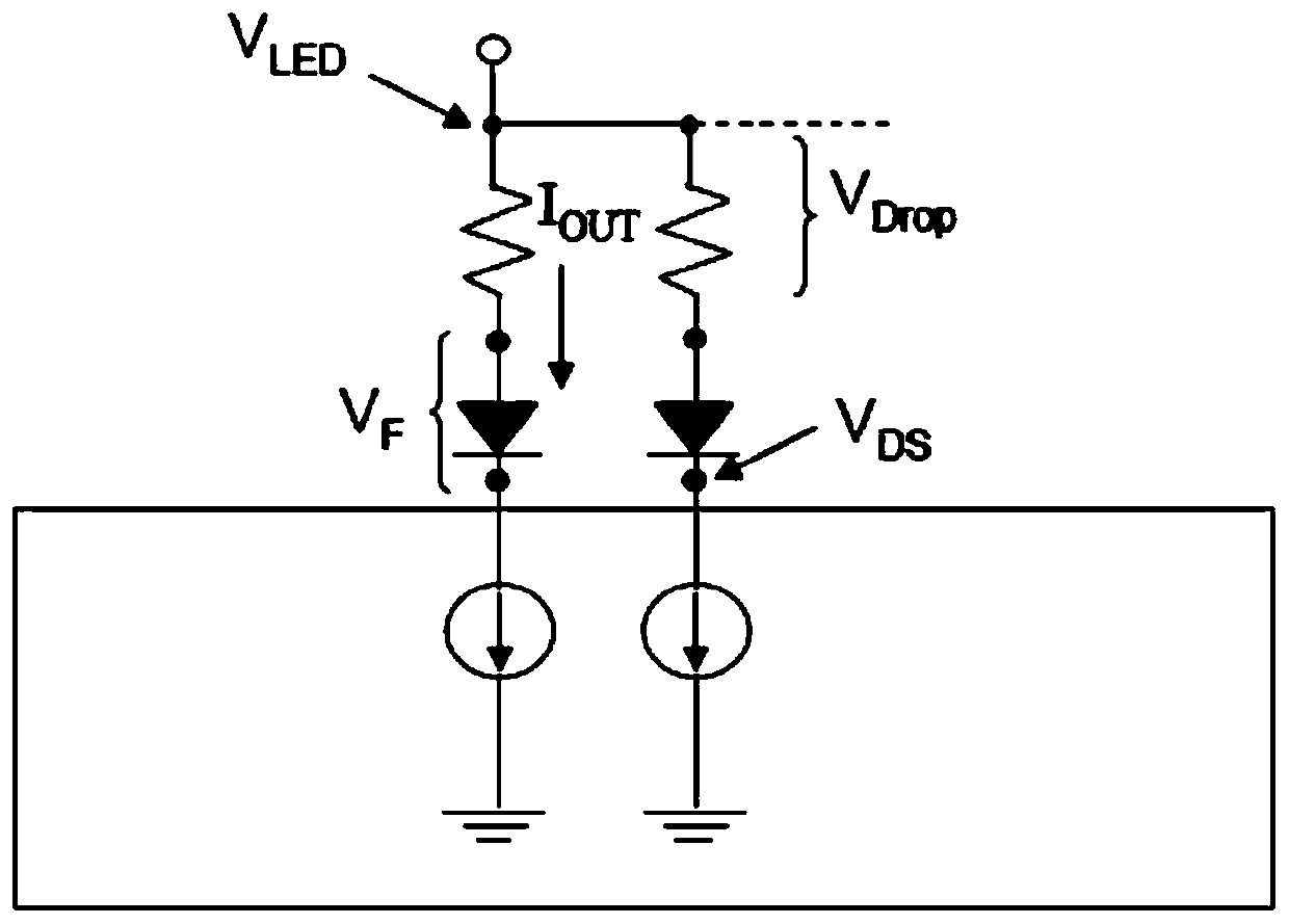 Power supply feedback adjustment system and display screen